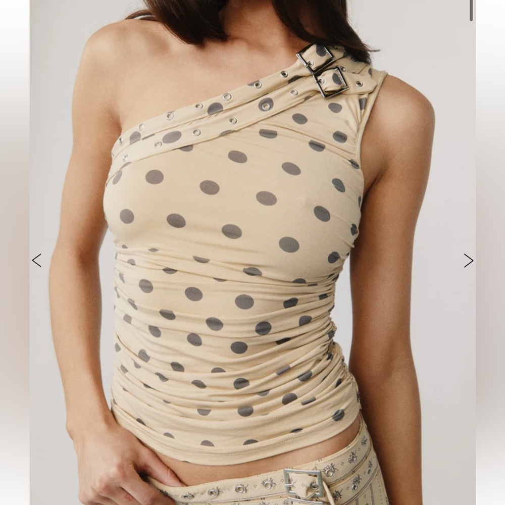 NWT WITH JEAN Sloan Top | Cookie - Picture 2 of 5